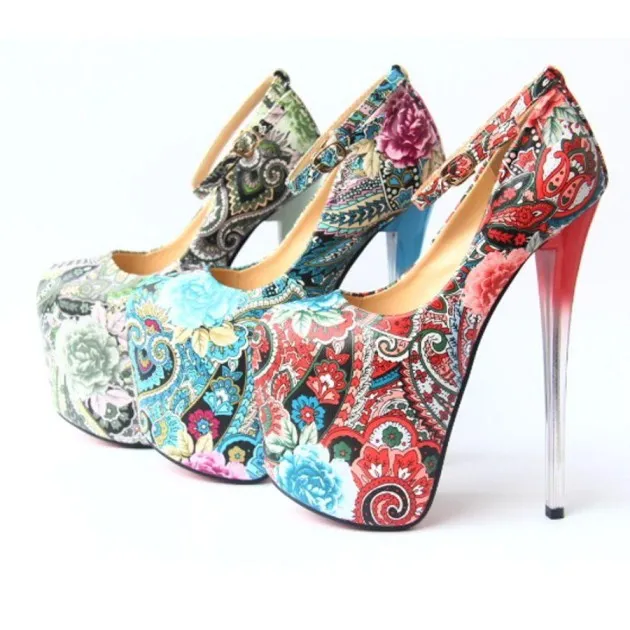 Super High Heels flower power