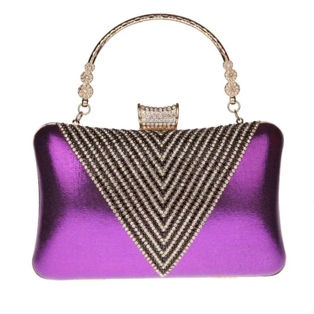 Rhinestone luxurious atmosphere banquet bag