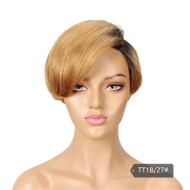 Wig Short Hand Woven Lace Color