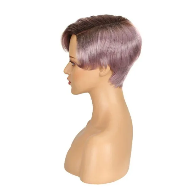 Wig Short Hand Woven Lace Color