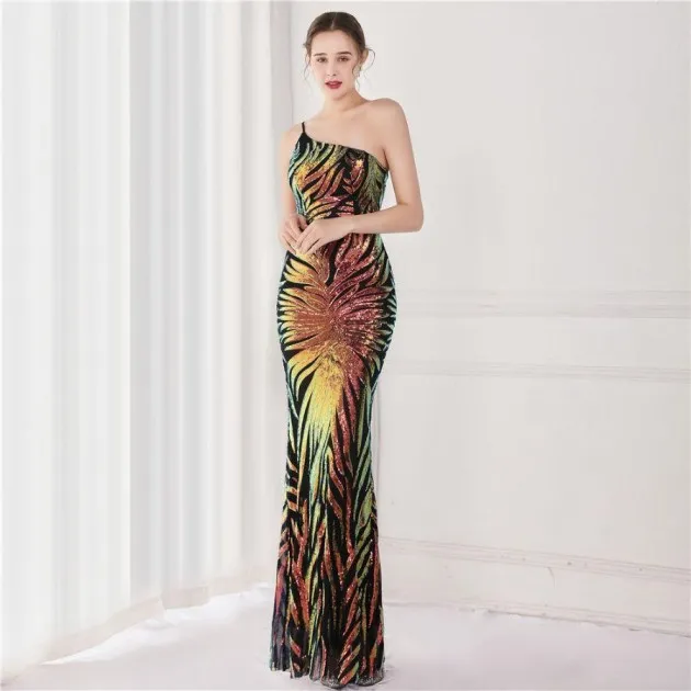 Sequin Fairy Party Evening Dress