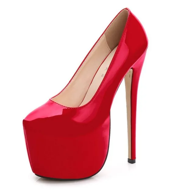 Large Size Super High Heels Waterproof Penelope