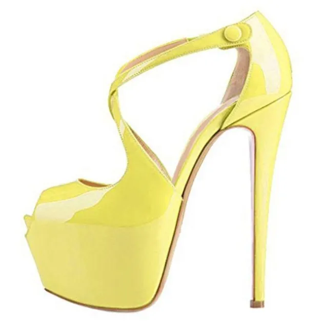 Water Platform Super High Heel Women Sandals