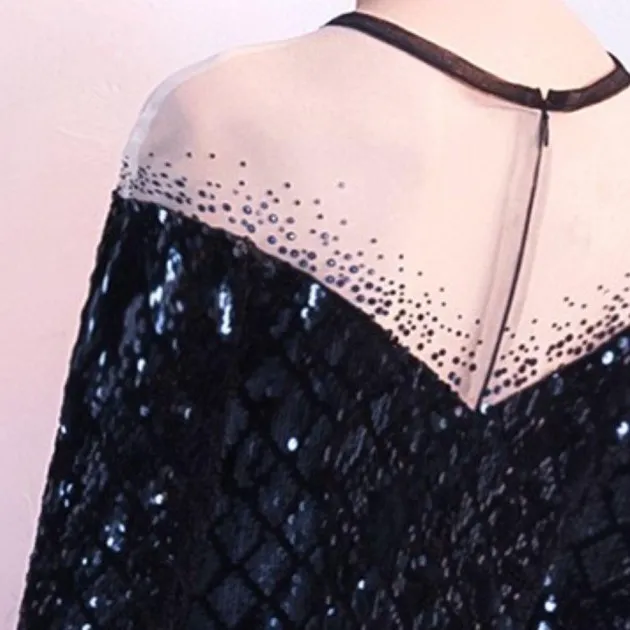 Host Catwalk Evening Dress Temperament Elegant Rhombus