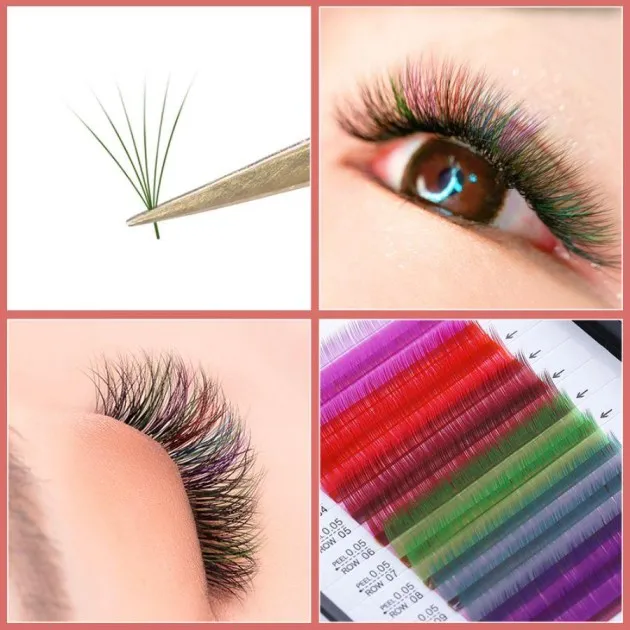 Naturally Soft And Thick Colored Eyelashes