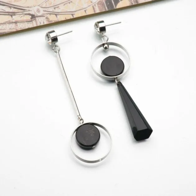 Grounded Drop Earrings