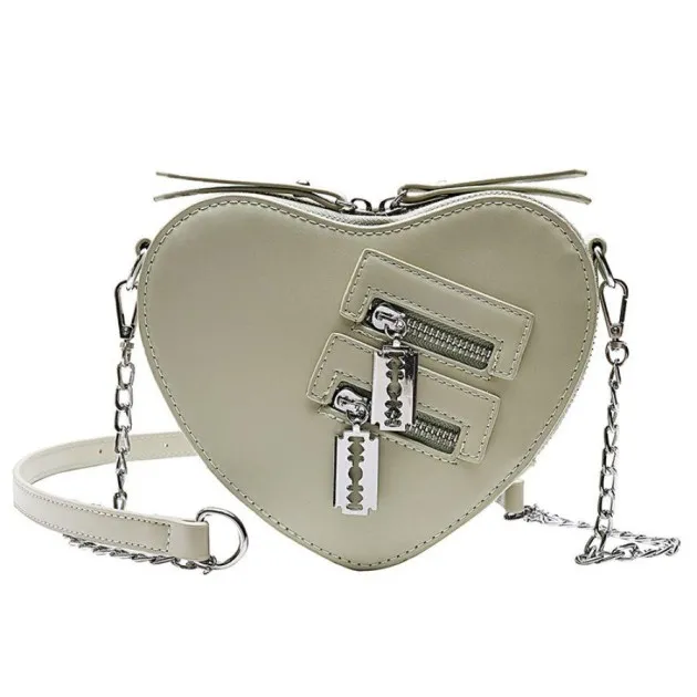 Creative sexy heart chain small satchel
