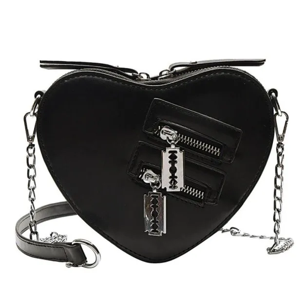 Creative sexy heart chain small satchel