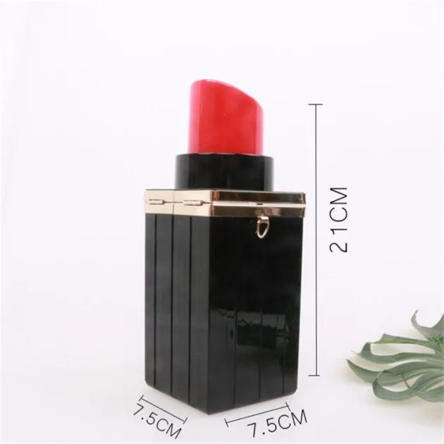 Black Lipstick Shape Bags