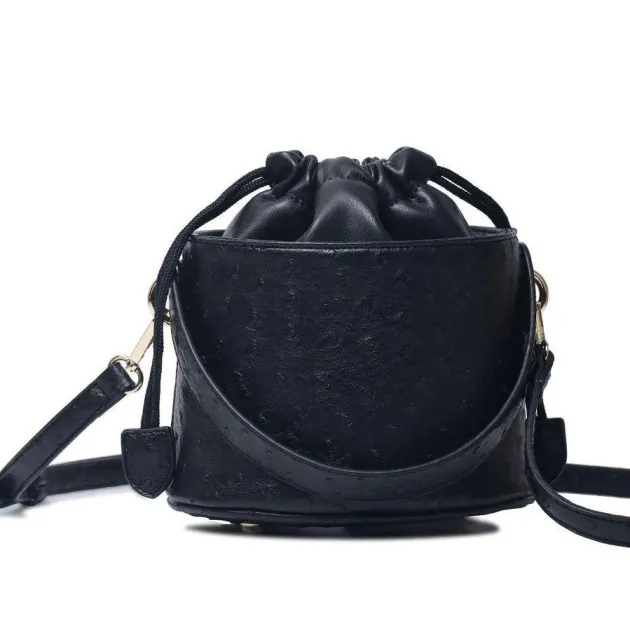 Mini bucket bag with single shoulder bag