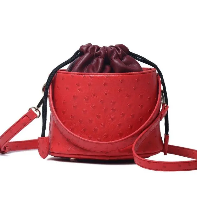 Mini bucket bag with single shoulder bag