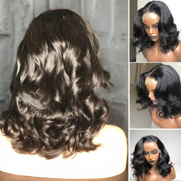 Front lace big wave wig Abigail