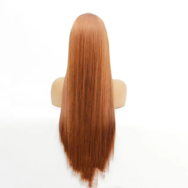 Brown silk front lace wig Naomi