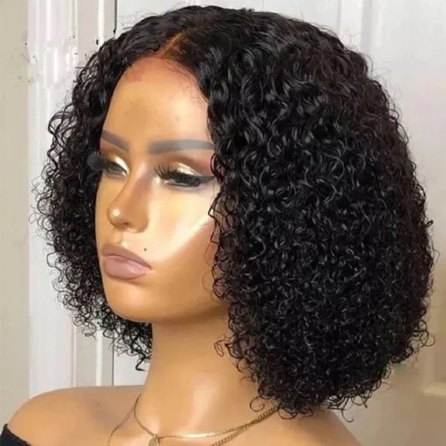 Maya Front Lace Synthetic Short Curly Wig