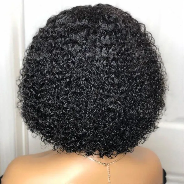 Maya Front Lace Synthetic Short Curly Wig