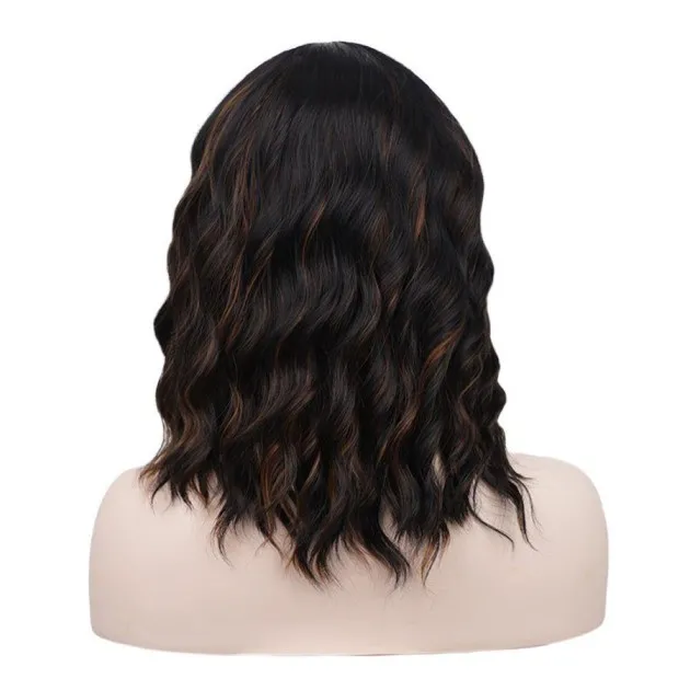 Peluca de encaje frontal Cabello rizado Cabello corto y rizado