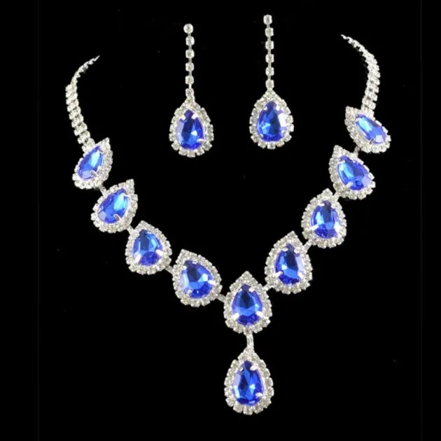 Jewelry Set Color Rhinestone Necklace