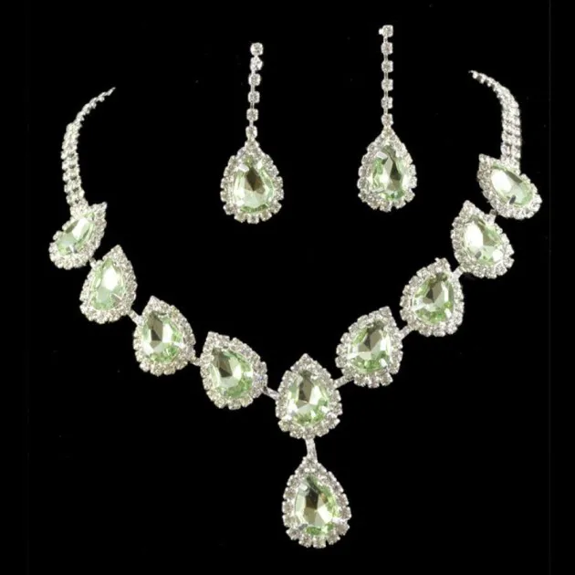 Jewelry Set Color Rhinestone Necklace