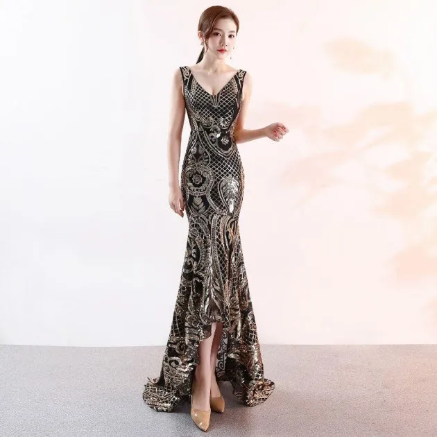 Sexy Night Show Party Dinner Dress Host