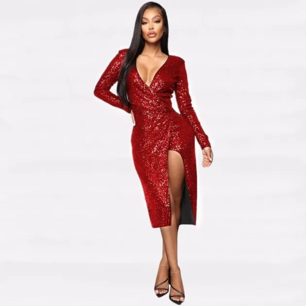 Natalia Nightclub Sequin Dress