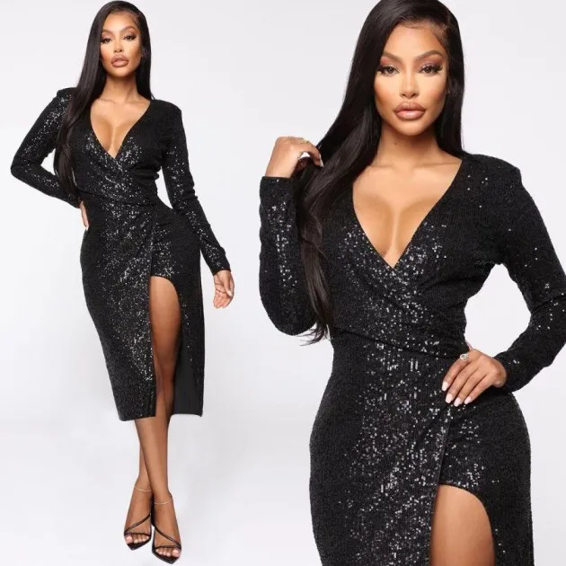 Natalia Nightclub Sequin Dress