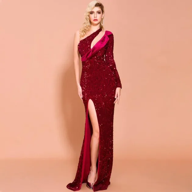 Sequined evening dress Sexy Elegant Adeline