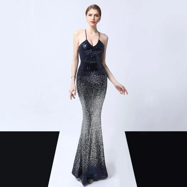 Sequined evening dress Vivian