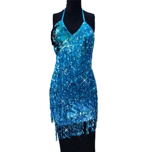 Sequined fringed dress Liliana