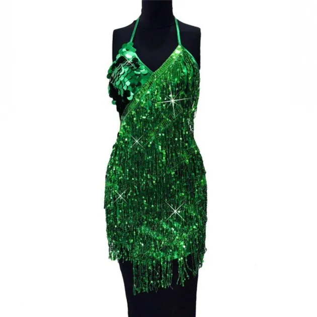 Sequined fringed dress Liliana