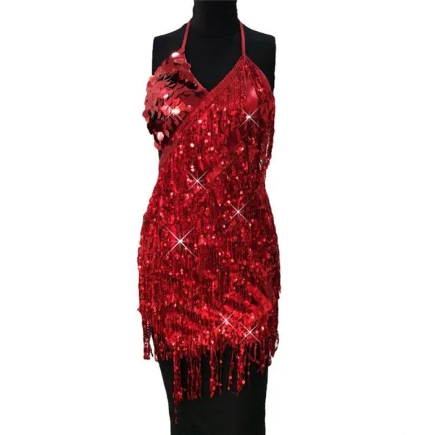 Sequined fringed dress Liliana
