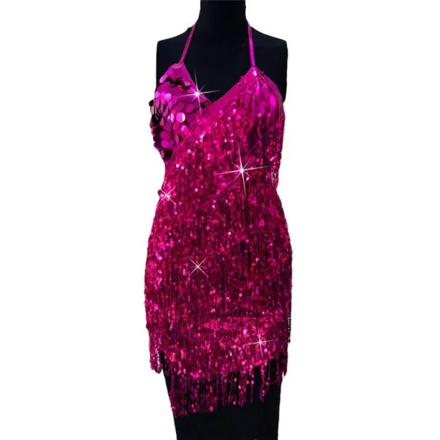 Sequined fringed dress Liliana