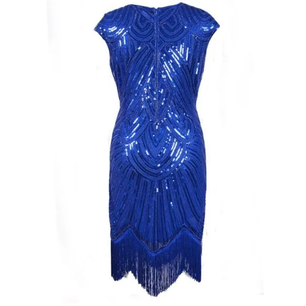 Fringed braid sequin dress Great Gatsby