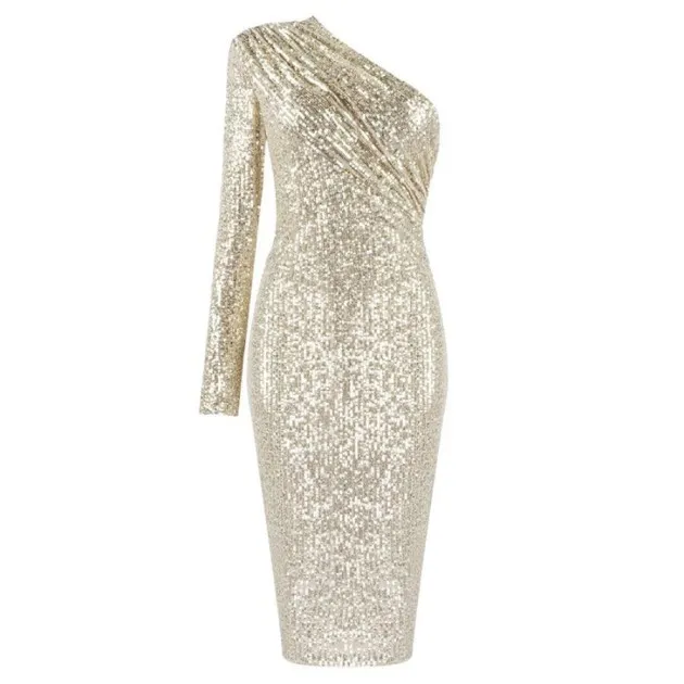 One-Shoulder Catwalk Dress Esther