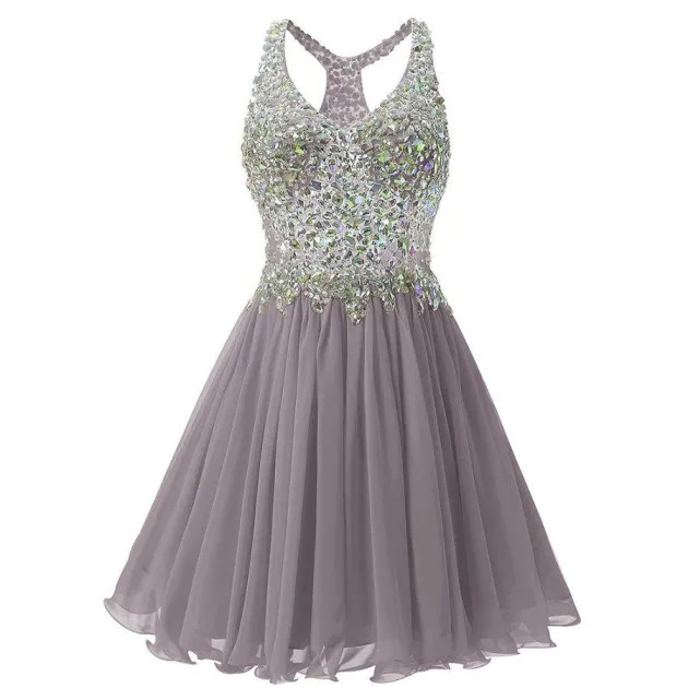 Evening Dress Spring Short Sequined Mesh Small Dress Khloe