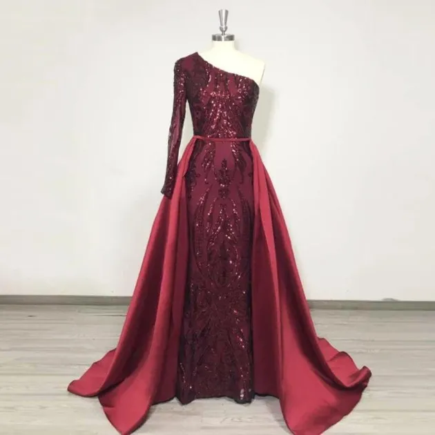 Fashion Long-Sleeved Small Tail Long Dress Sienna