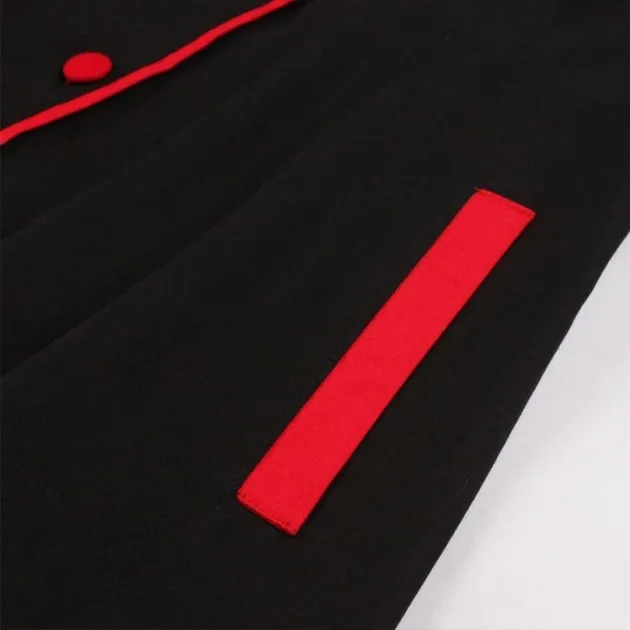 Single-breasted dress with lapel