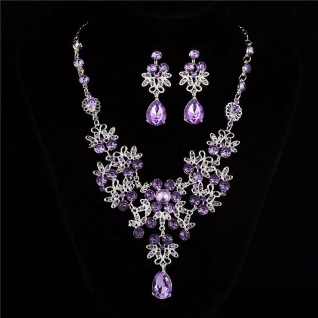 Necklace Earrings Elegant Set