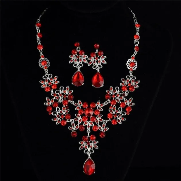 Necklace Earrings Elegant Set