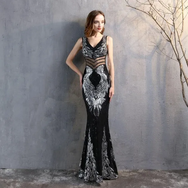 Fashionable Elegant Long Evening Dress Kehlani