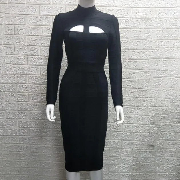 Hanging neck fashion temperament sexy dress