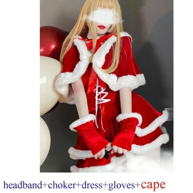 Traje de Navidad vestido de Navidad cosplay