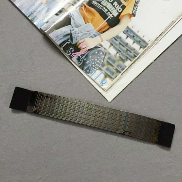 Metal Color Decorative Scales Stitching Girdle Belt