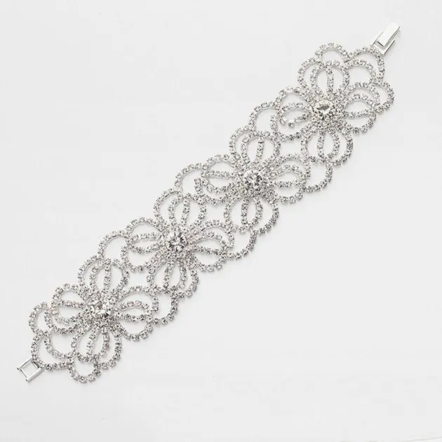 Moda larga con flecos círculo discoteca retro oro pulsera joyería