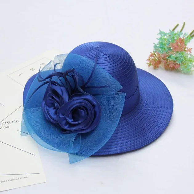 Flower Net Yarn Gift Hat Female Sunscreen Anti-Ultraviolet Visor Cloth Hat Basin Hat