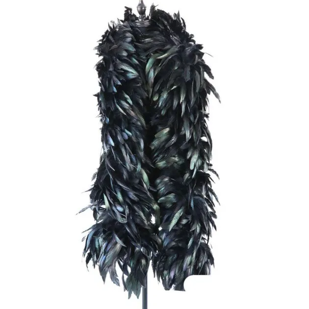Catwalk Dress Up Colorful Chicken Feather Scarf Boa
