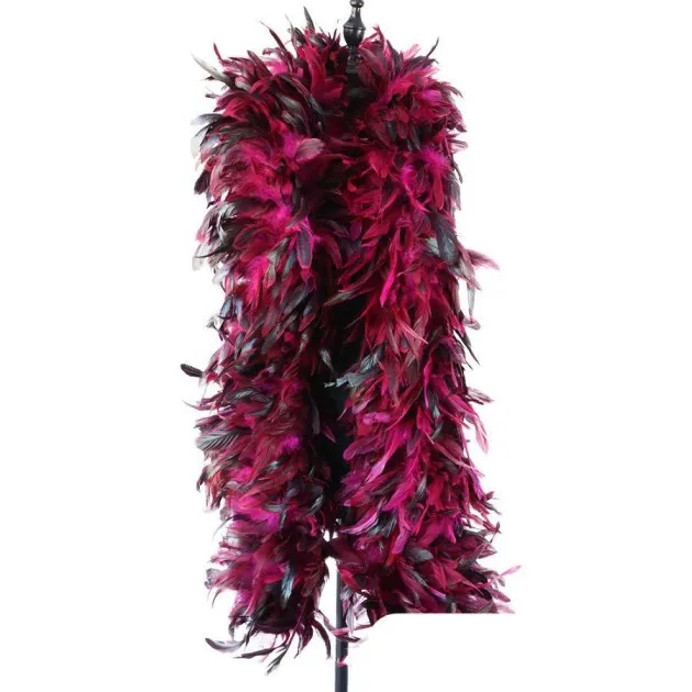 Catwalk Dress Up Colorful Chicken Feather Scarf Boa