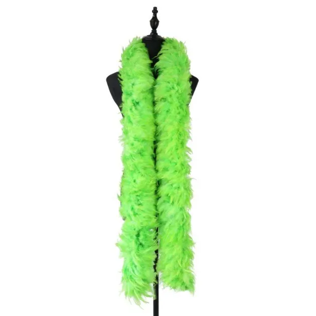 Feather Stripe Scarf Boa