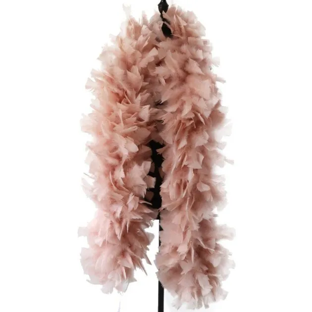 Turkey Feather Strip Scarf Boa