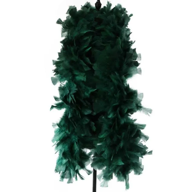 Turkey Feather Strip Scarf Boa