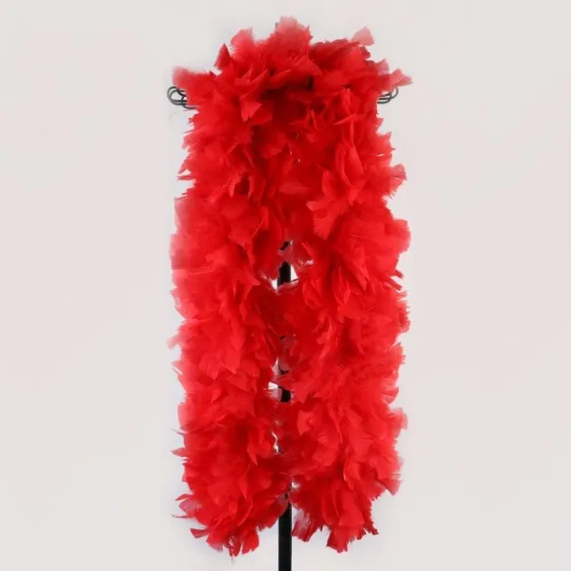 Turkey Feather Strip Scarf Boa